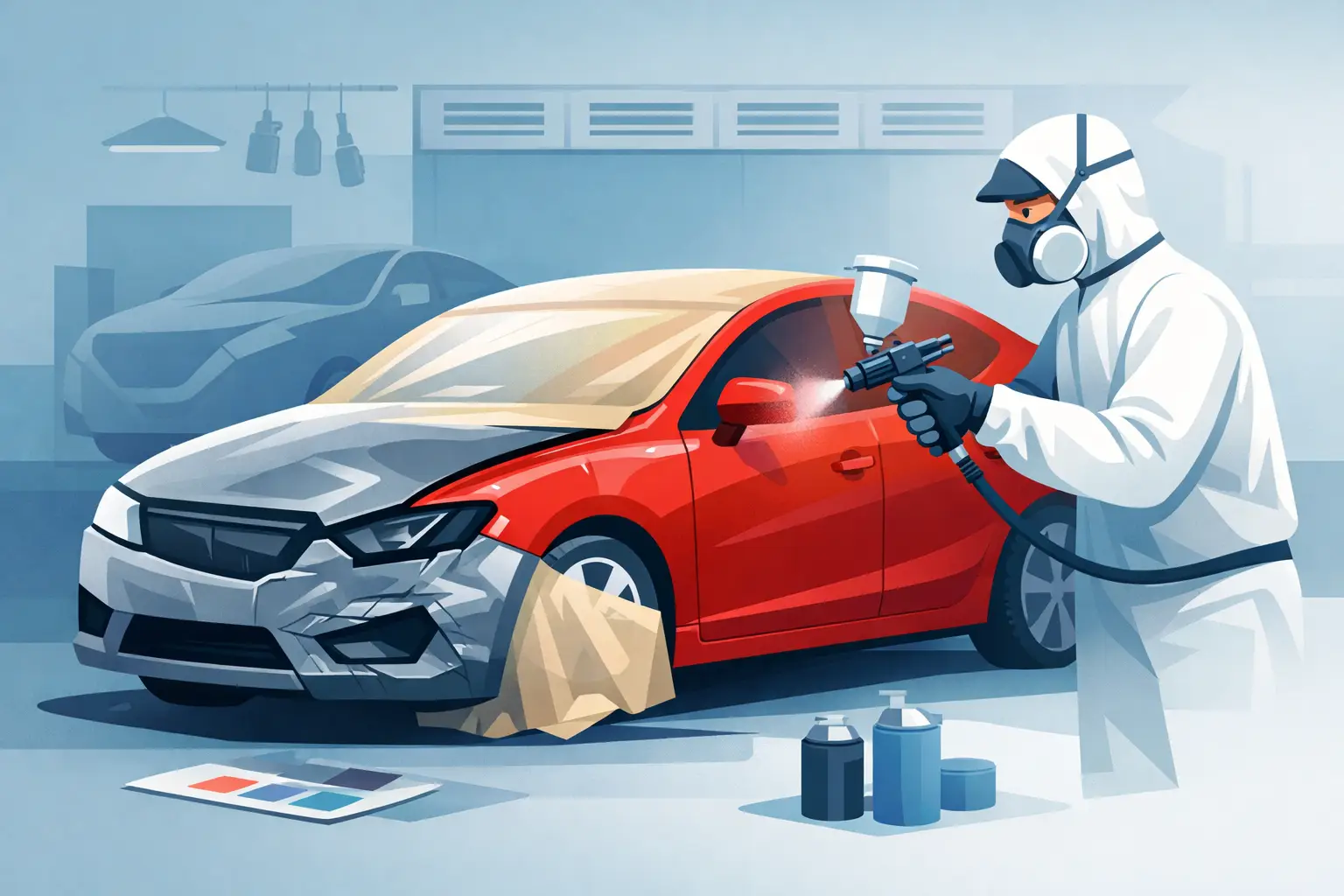 Car Repainting After an Accident Done Right