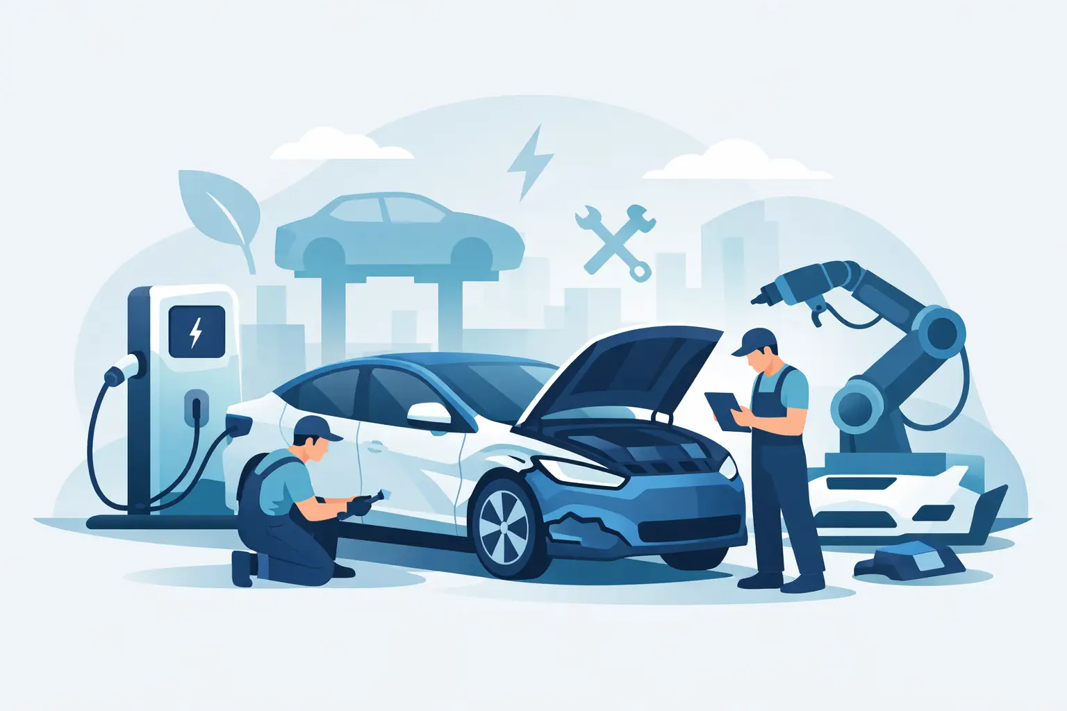 Electric Vehicle Collision Repairs Done the Right Way