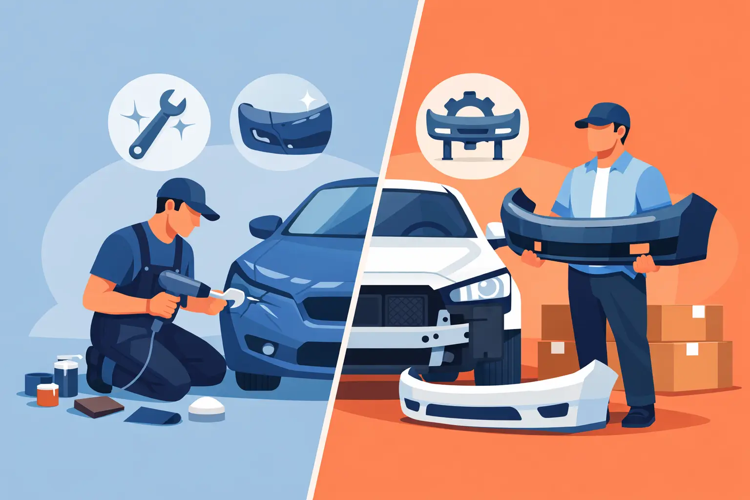 Repair Versus Replace Bumper - Which Is Right?