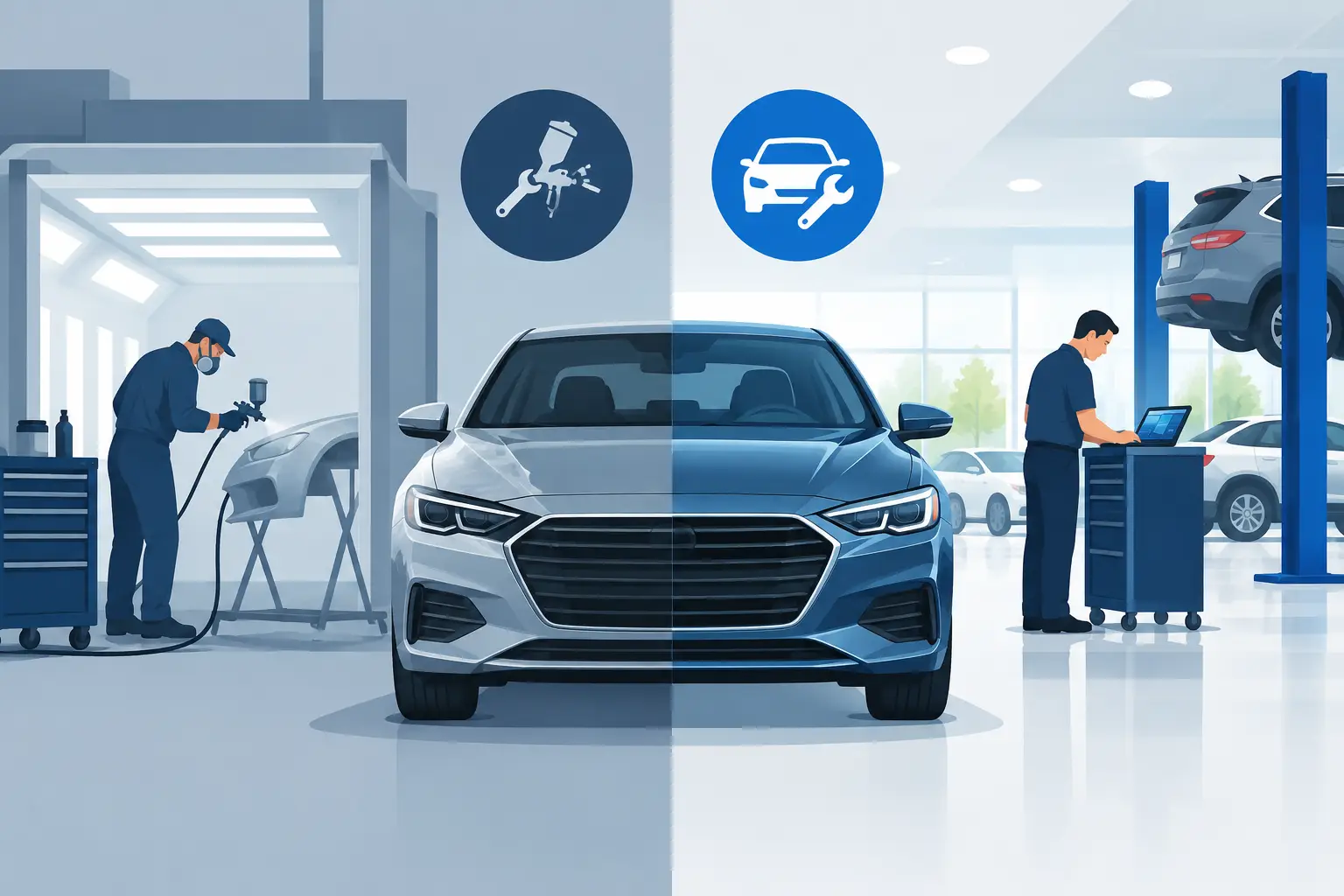Body Shop Versus Dealership: Which Repair Fits?